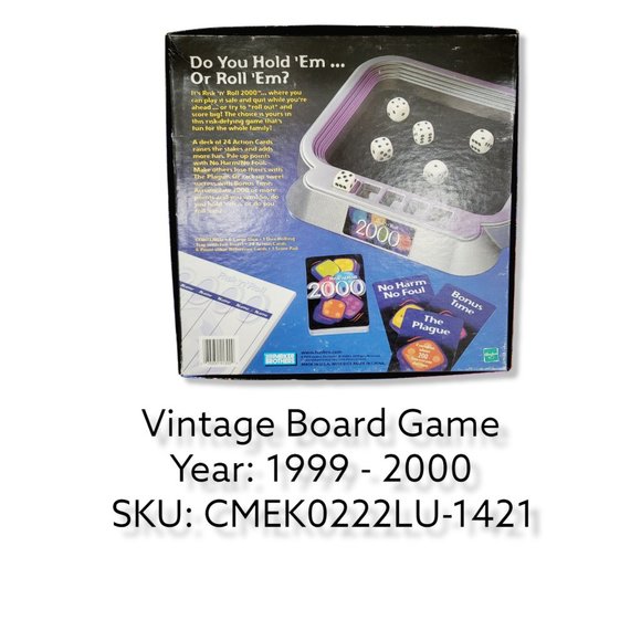 Hasbro Risk 'n' Roll 2000 The Dice of New Millennium Vintage Board Game 1999-200 - Picture 5 of 6